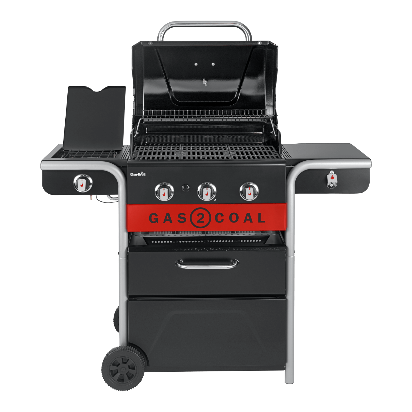 Char-Broil Gas2Coal 2.0 3B EuroFlex Hybrid BBQ