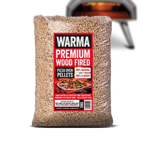 WARMA Premium Pizza Oven Wood Pellets 10kg