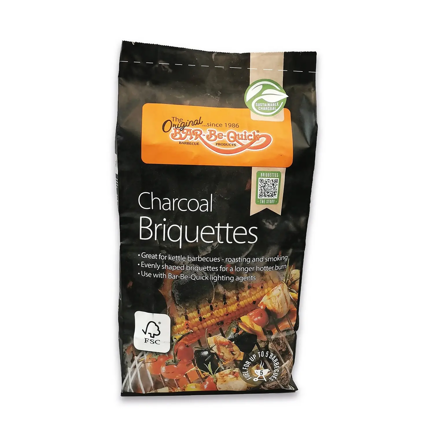 Bar-Be-Quick Charcoal Briquettes 4.5kg