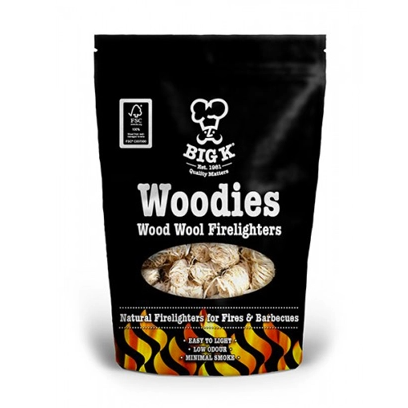 Big K Woodies Natural Wood Wool Firelighters