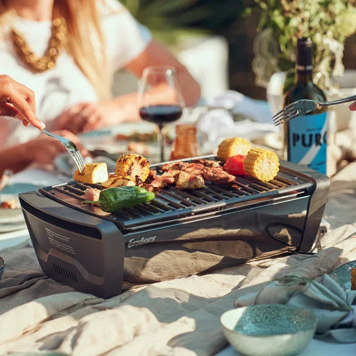 Enders Aurora Mirror Silver Portable Charcoal Barbecue