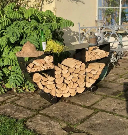 Firepits UK Half Circular Log Store