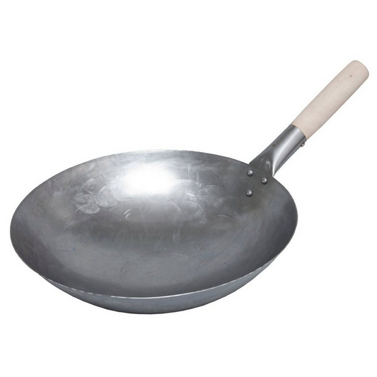 Monolith Wok – Stainless Steel with Round Base