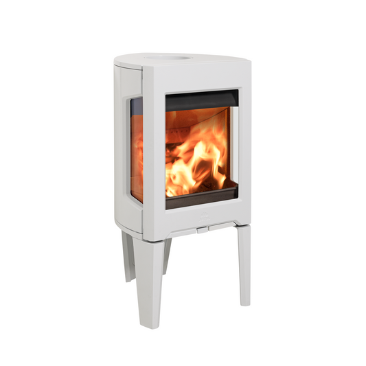 Jøtul F 163 Wood Burning Stove White Enamel