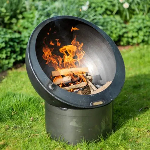 Firepits UK Tilted Sphere 70cm with Swing Arm BBQ Rack