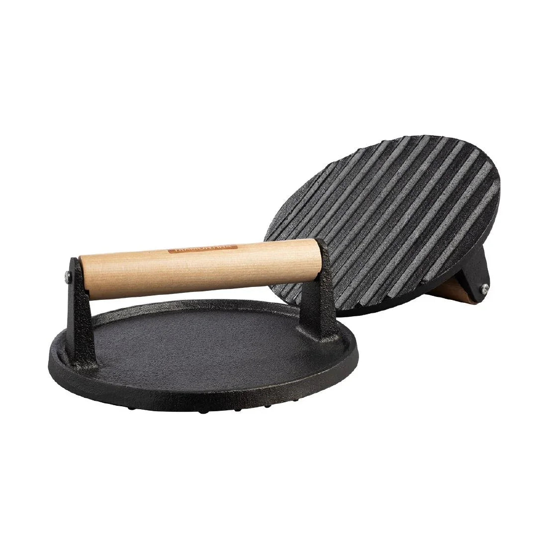 Tramontina Round Pre-seasoned Cast Iron Grill Press