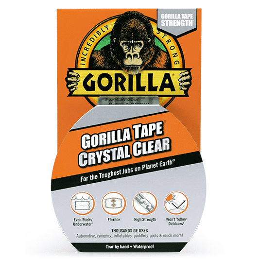 Gorilla Crystal Clear Tape 48mm x 8.2m