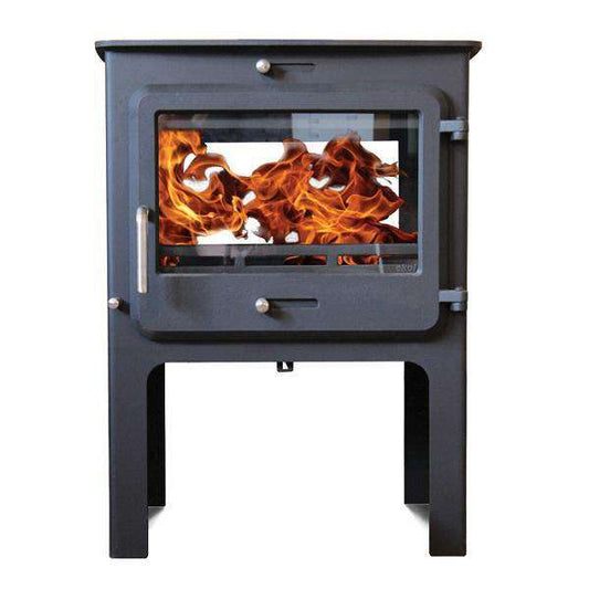 Ekol Clarity Double-Sided High Multifuel Stove