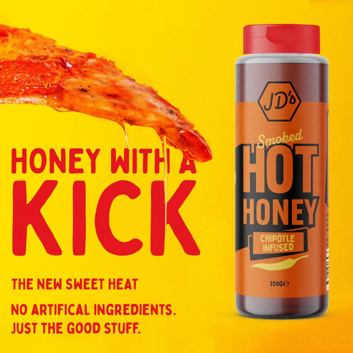 JD's Smoked Hot Honey 350g