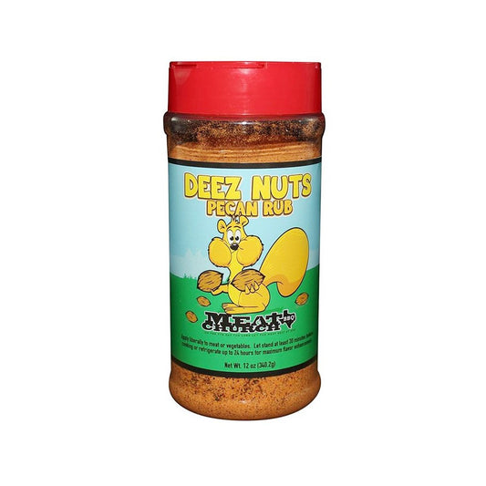 Meat Church ‘Deez Nuts Honey Pecan’ BBQ Rub (12 oz)